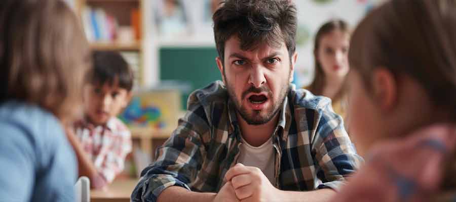 angry teachers and unqualified ones