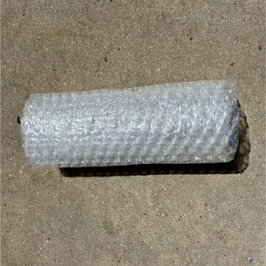 Roll of bubble wrap for packing fragile items