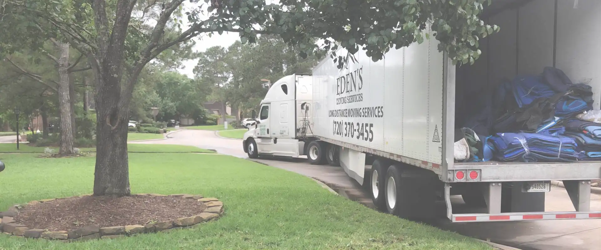 Eden's Moving Services long-distance semi-truck